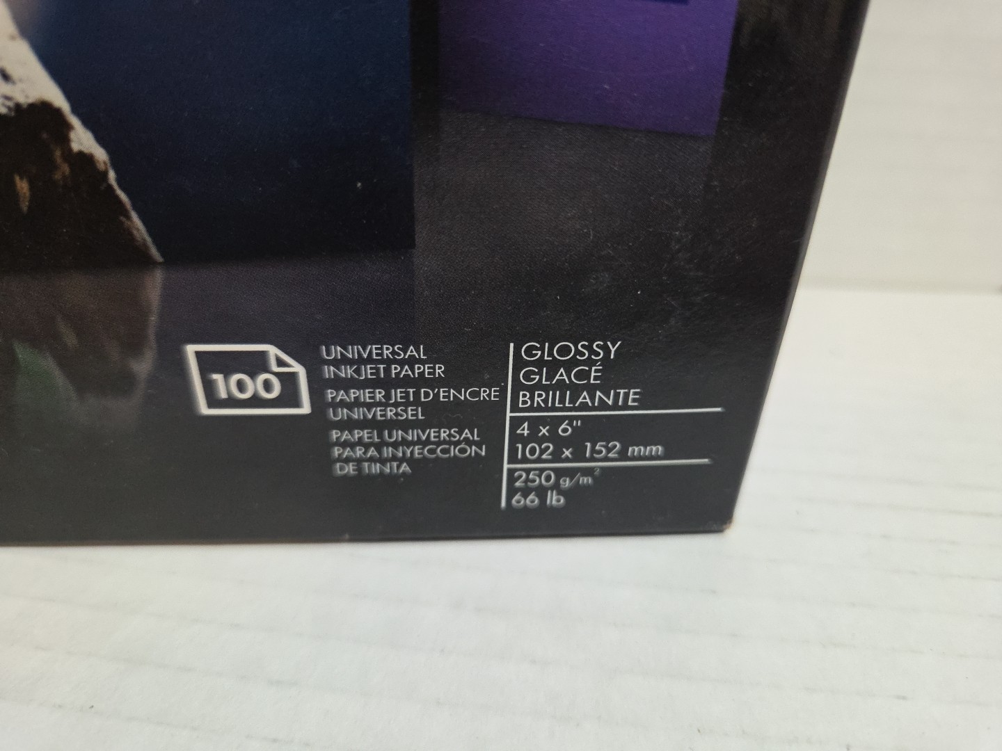 Hewlett Packard Q6638A 4 x 6 inch Glossy Printer Paper – 100 Sheets