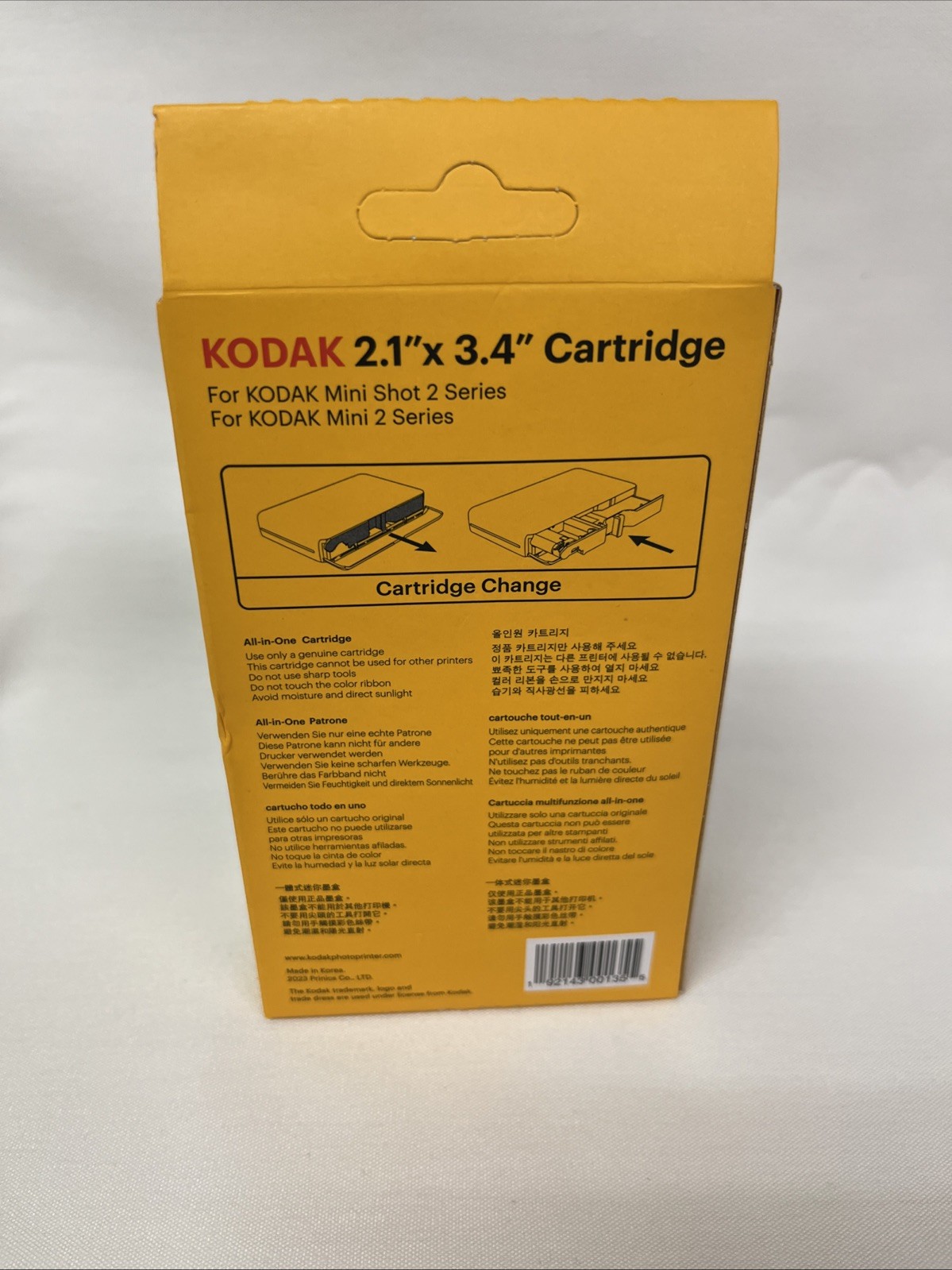 Kodak Cartridge 2.1 X 3.4 30 Sheets For Kodak Mini Shot 2 Series New 2023