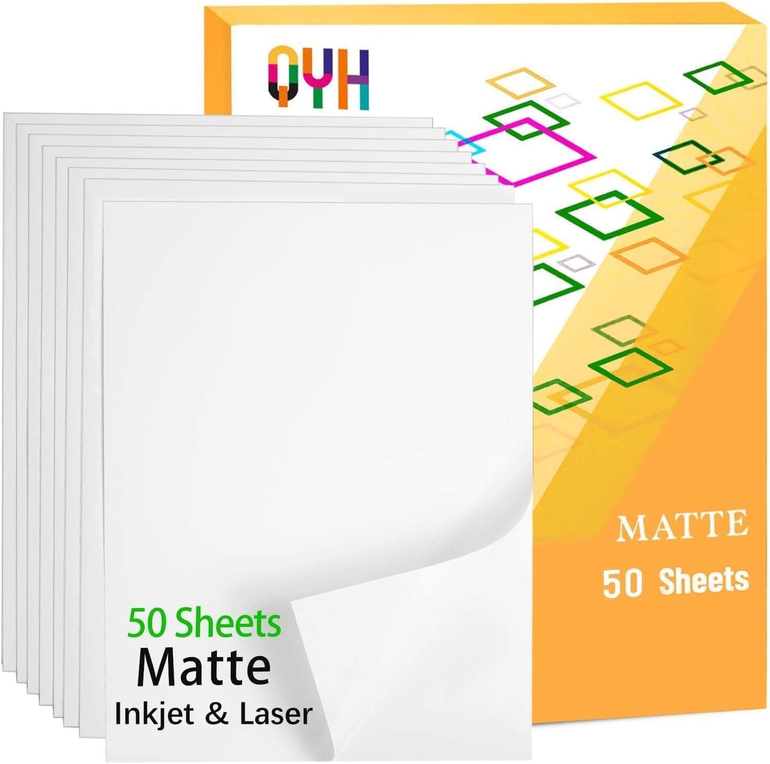 Printable Vinyl Sticker Paper for Inkjet & Laser Printer – Matte White Waterproo