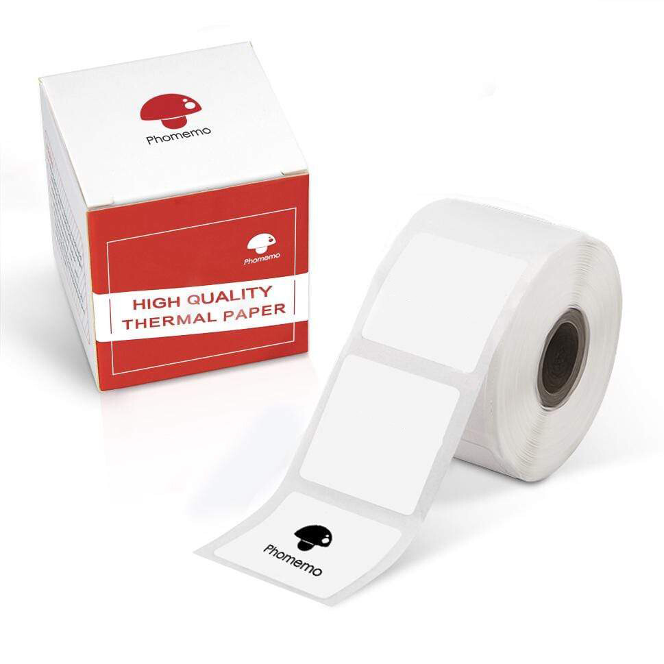 Round/Square Sticker Paper Self-Adhesive Label for Phomemo M110 M200 M220 M221