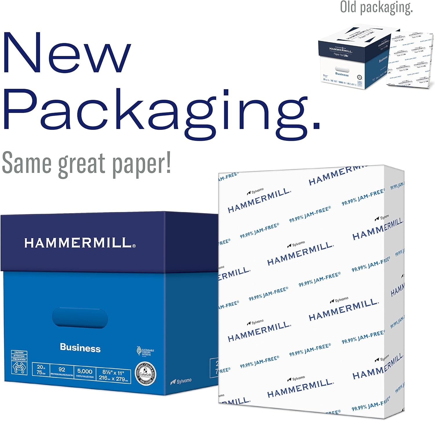 Archival 8.5×14 Legal Printer Paper 5000 Sheets 20lb 92 Bright Acid-Free Ivory
