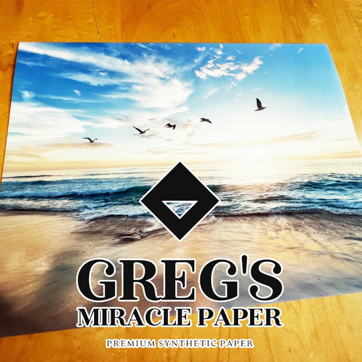 Greg’s Miracle Paper – 10 sheets of synthetic paper for inkjet printing 8.5×11