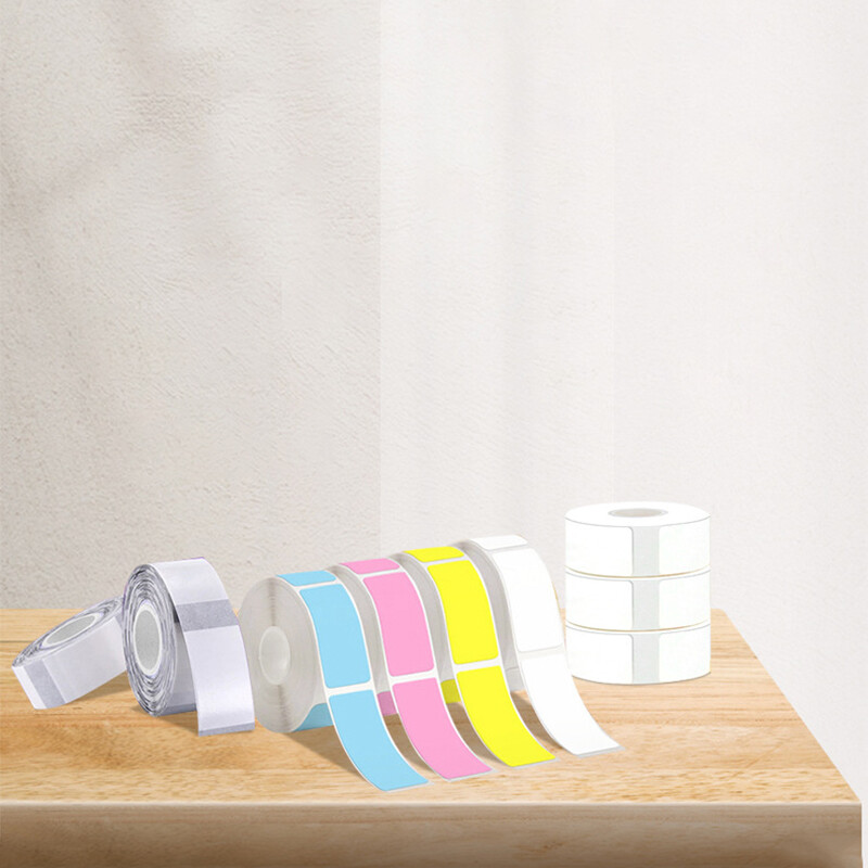 1 Roll Colored Self-Adhesive Thermal Label 12x40mm Printer Paper for D30 P11 Q1