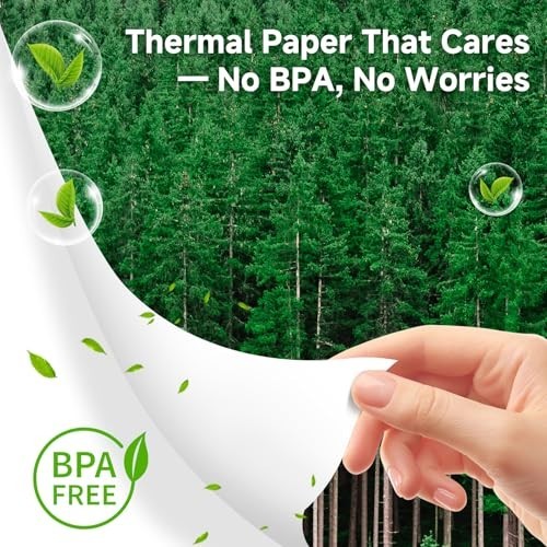 200 Sheets Thermal Printer Paper 8.5×11″ BPA-Free for Home & Business Use