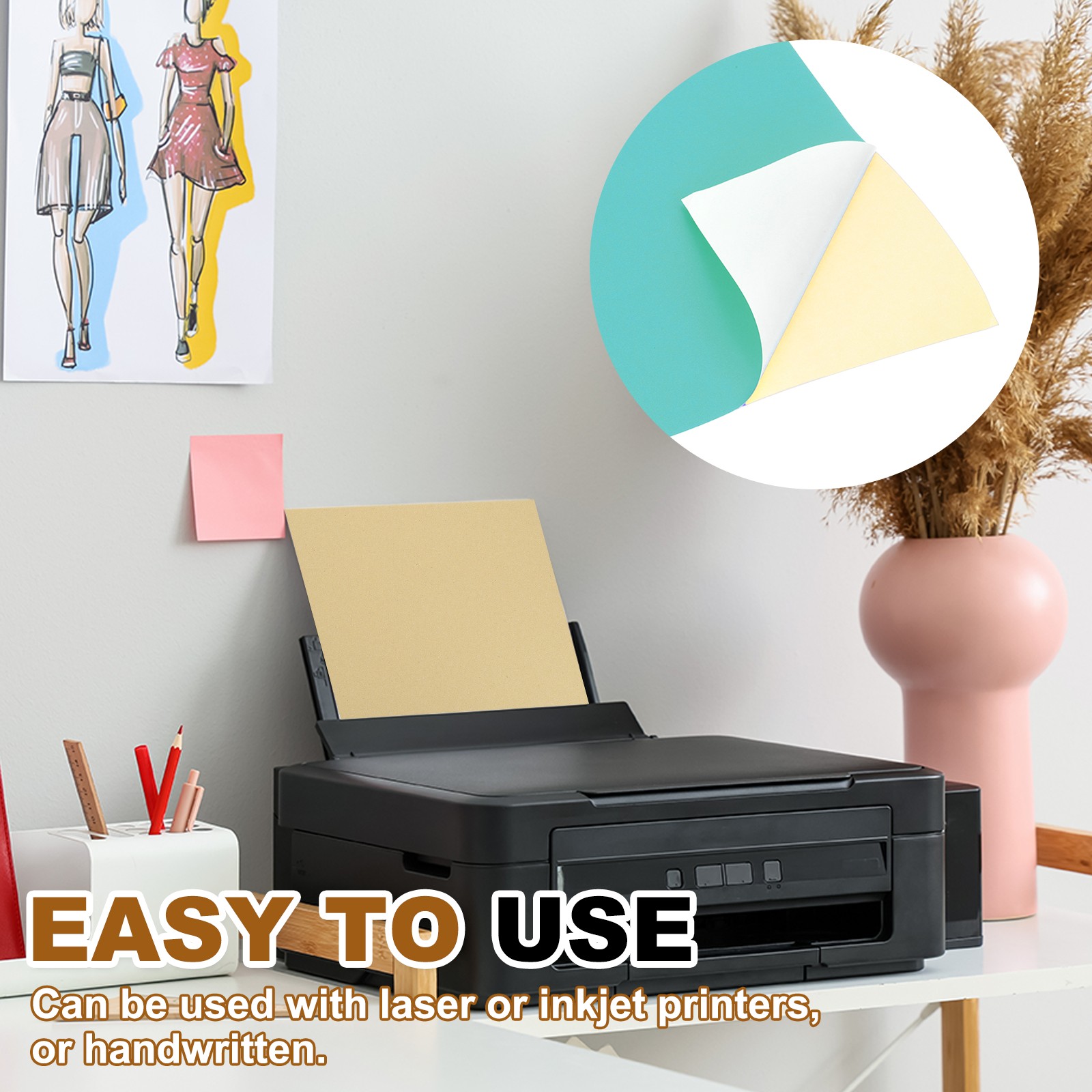 15 Sheet Printer Self Adhesive Paper, for Sapphire