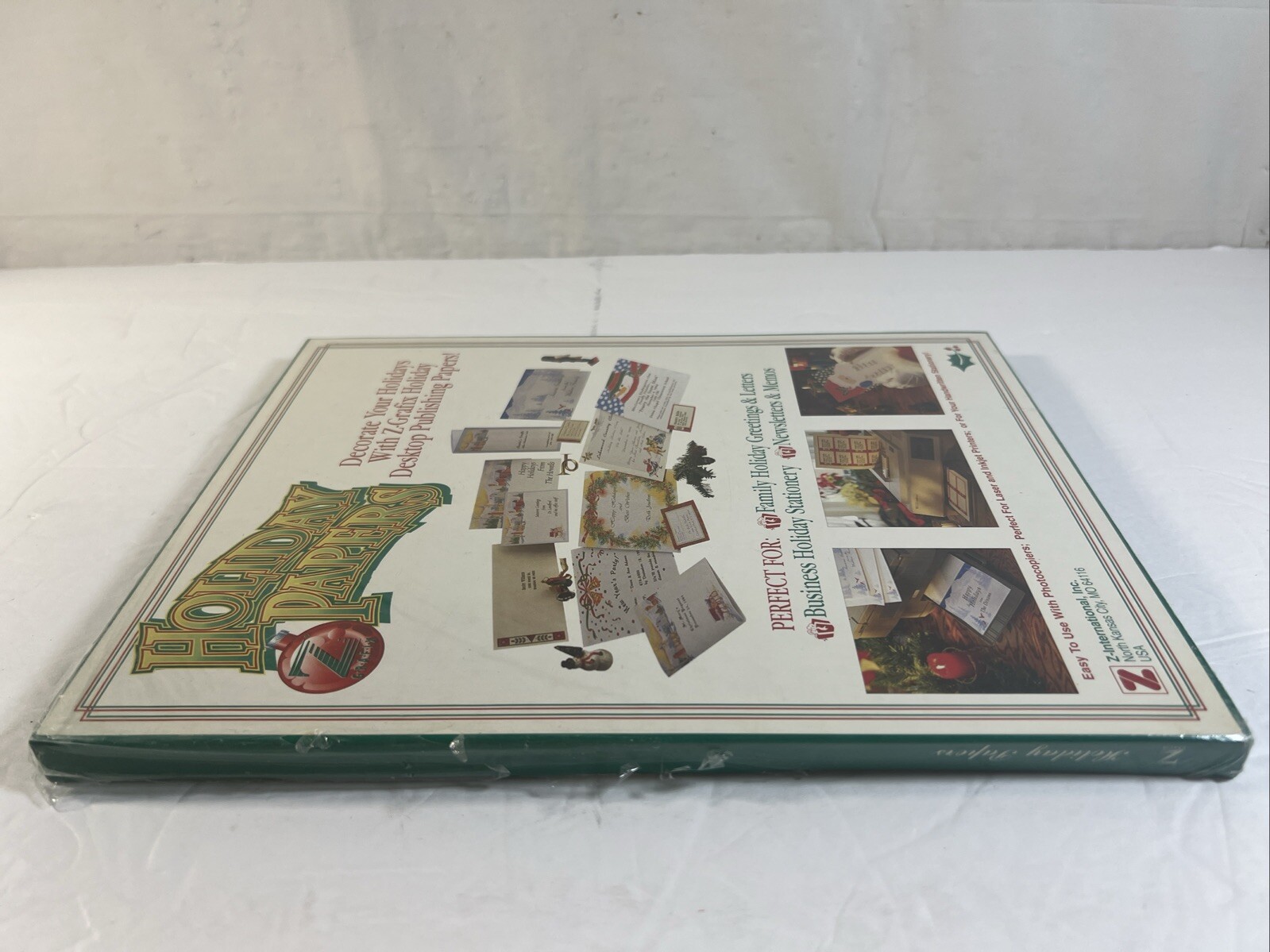 Vintage Z GRAFIX~100 Sheets of 8.5″x11″ HOLIDAY PAPERS for LASER & INJET Noel