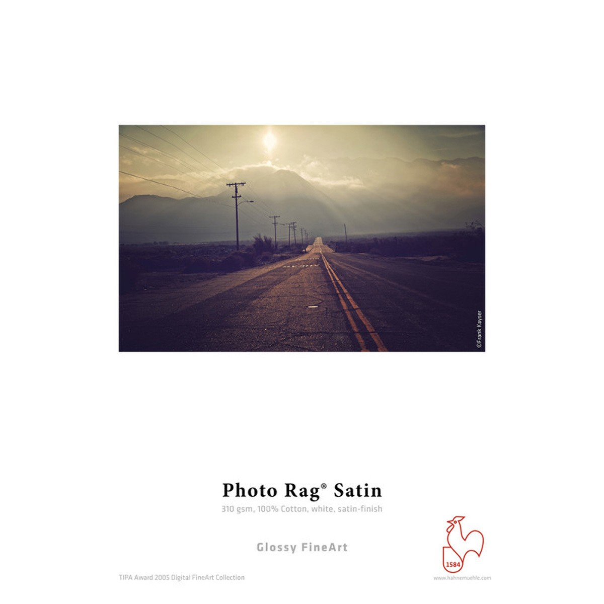 Hahnemuhle Refill Satin Photo Rag Paper, 11.69×16.53″ DIN A3, 310 gsm, White, 20