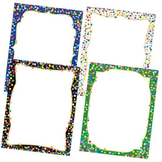 80 Sheets Colorful Stationary Paper Dots Decorative Letterhead Papers for