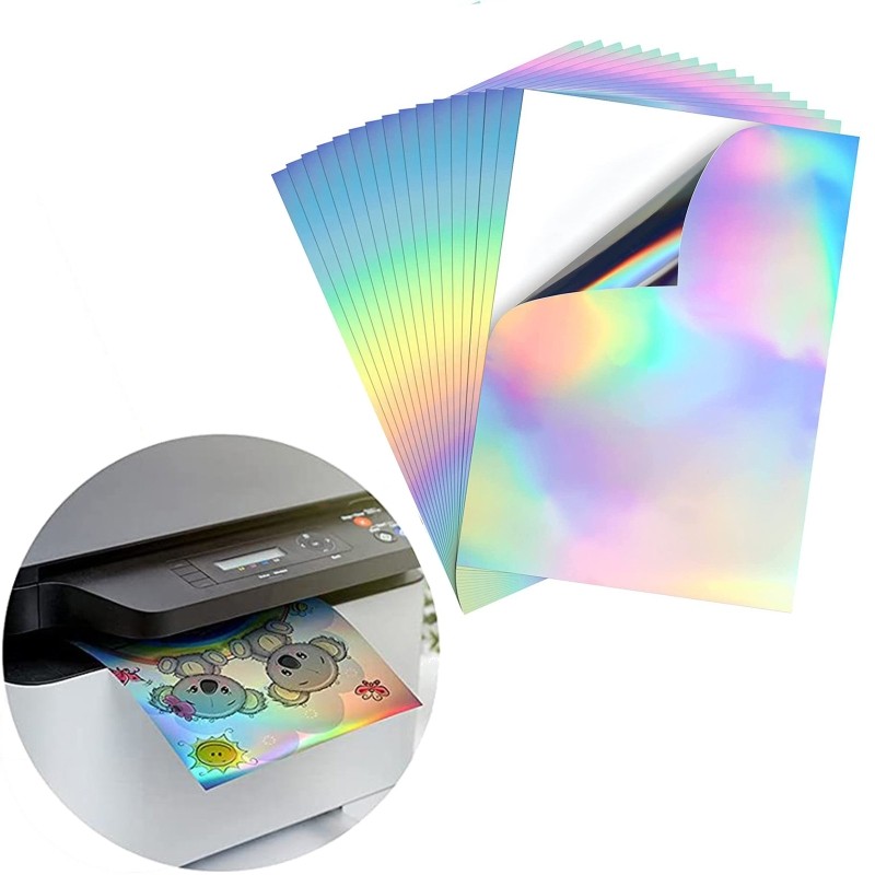 20Pieces Transparent Overlay Lamination Sticker Paper Tear Resistant