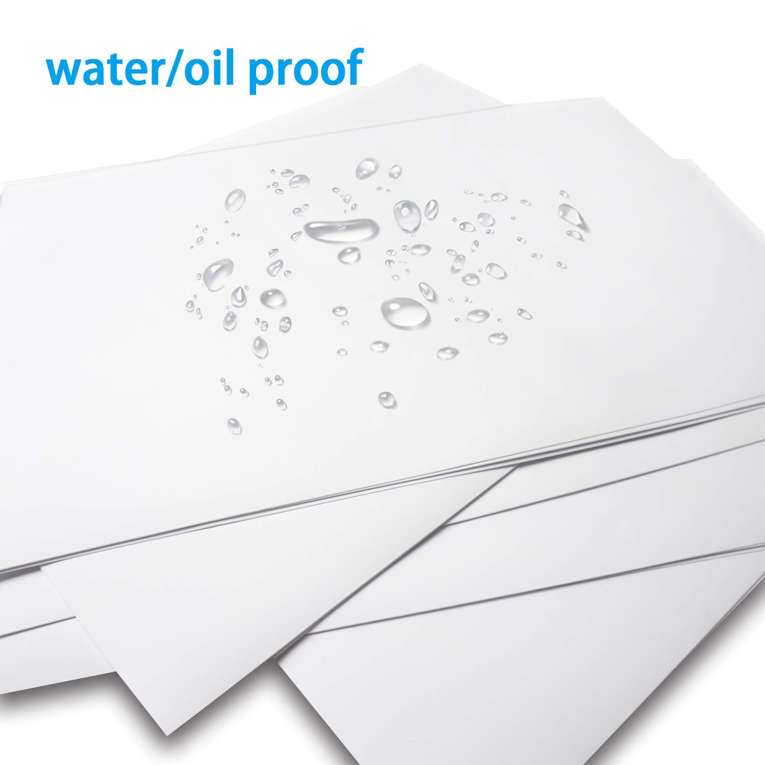 Printable Sticker Paper for Your Inkjet Printer – 8.5 x 11 Inches 20 Sheets T…