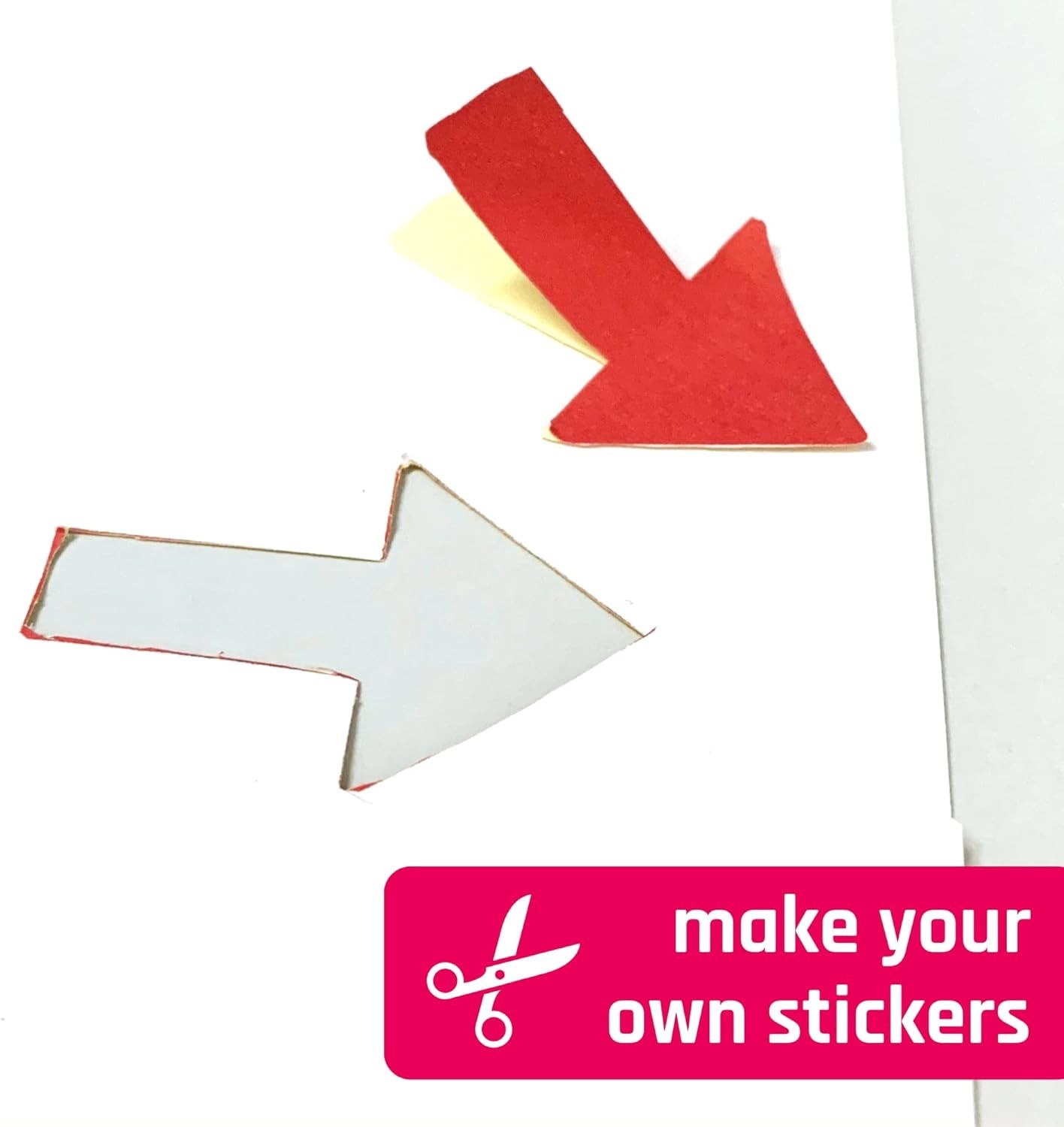 200 Sheets, Printable White Sticker Paper, Laser/Inkjet Printing – Matte, Let…