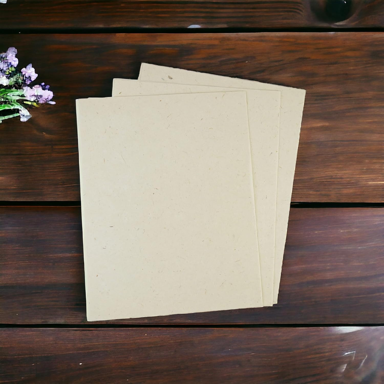 Handmade Lokta Vintage 8.5X11″ Printer Paper for Laser and Inkjet Printing (100