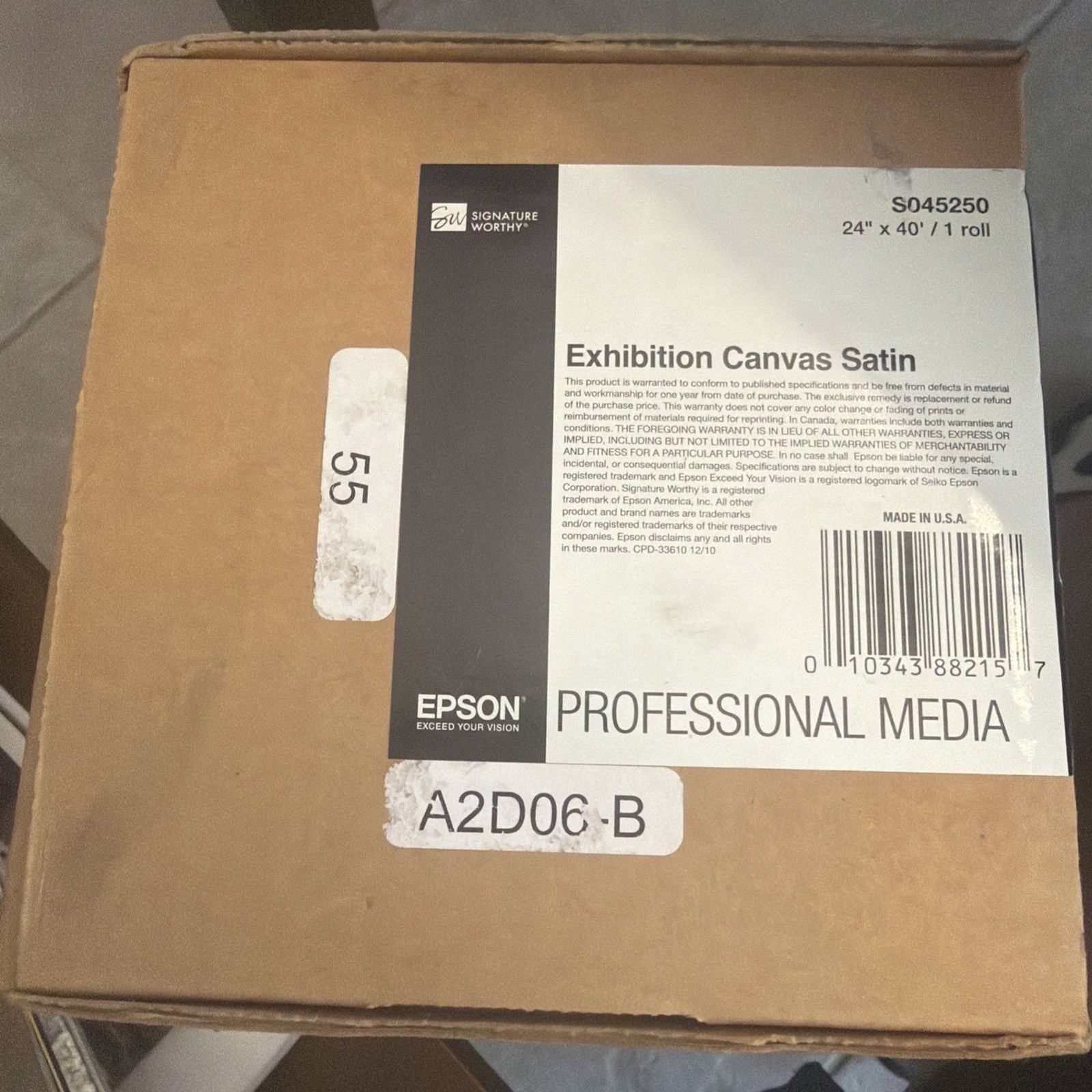 Epson S045250 Printer Paper-24″ x 40′ / 1 Roll
