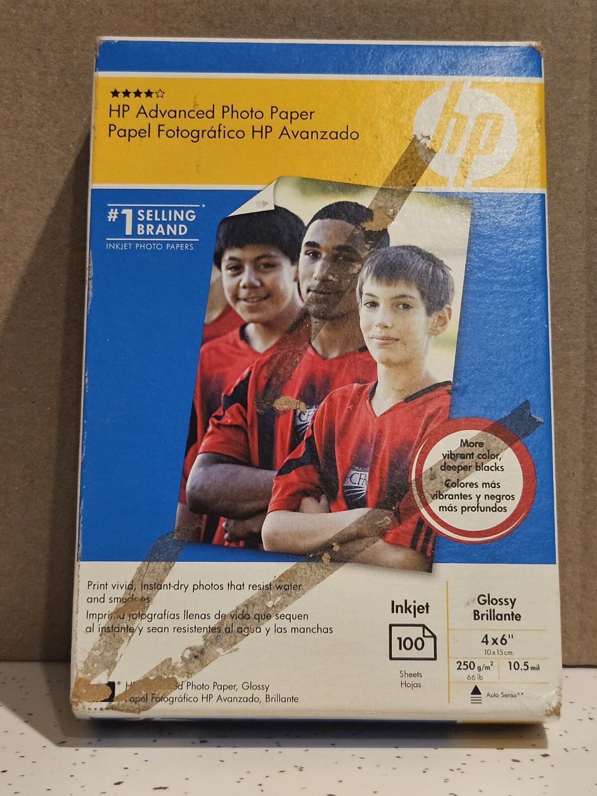 ONE box Hewlett Packard HP Advanced Photo Paper Glossy 4″ x 6″ Q6638A 100 sheets