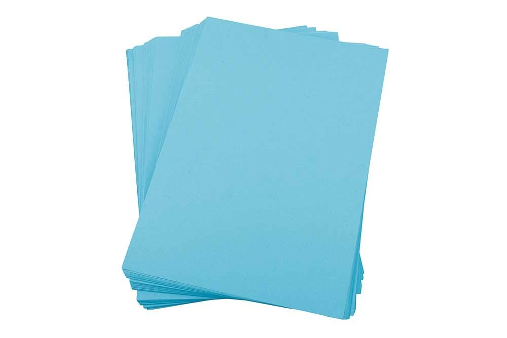 House of & Paper A4 220gsm Coloured Card – Blue 100 Count Sheets