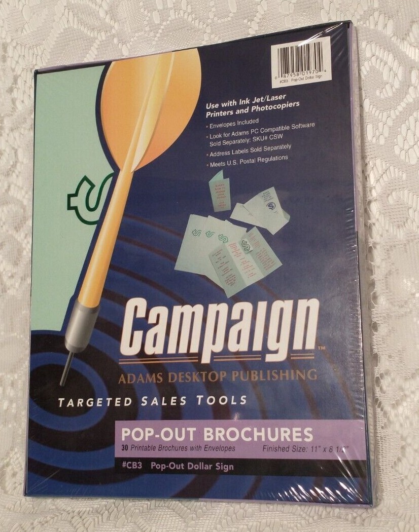 Campaign Adams Desktop Publishing Printable Brochures With Envelopes tblab1