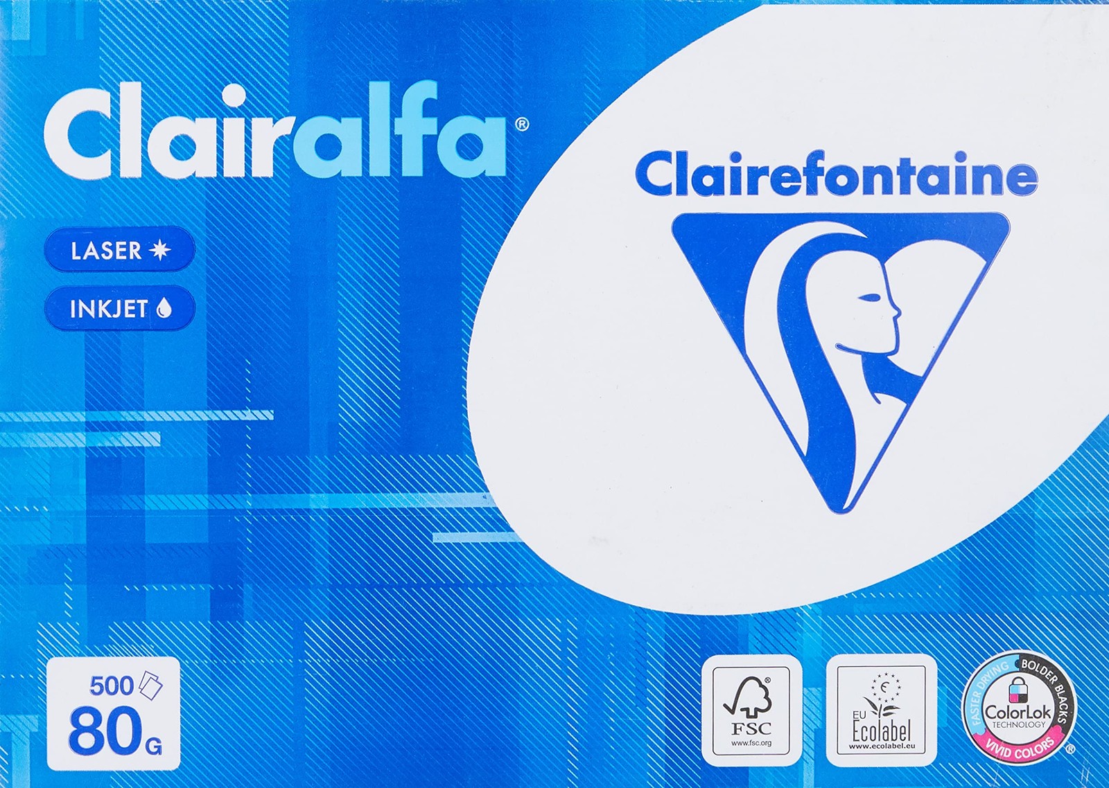 1979C Ries Printer Paper / Copy Paper Clairalfa, Extra White, A4, 80g, 5…