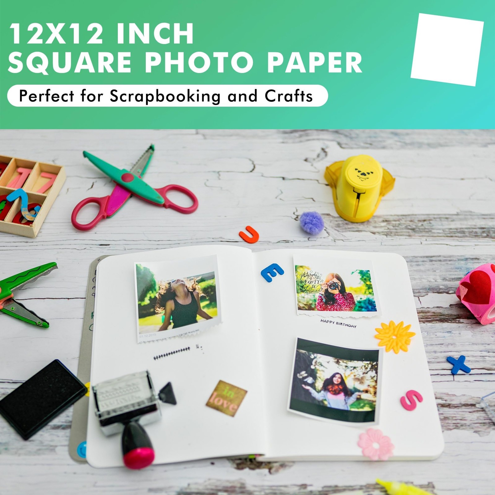 110 Sheets 12×12 Inch Koala Thin Presentation Paper Double Sided Matte 32lb