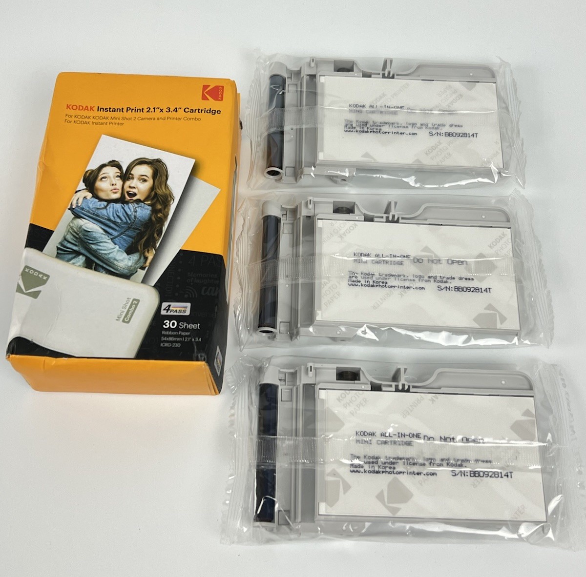 Kodak ICRG 230 Mini Shot 2 Instant Cartridge 30 Sheets 2.1×3.4 OEM NEW Open Box