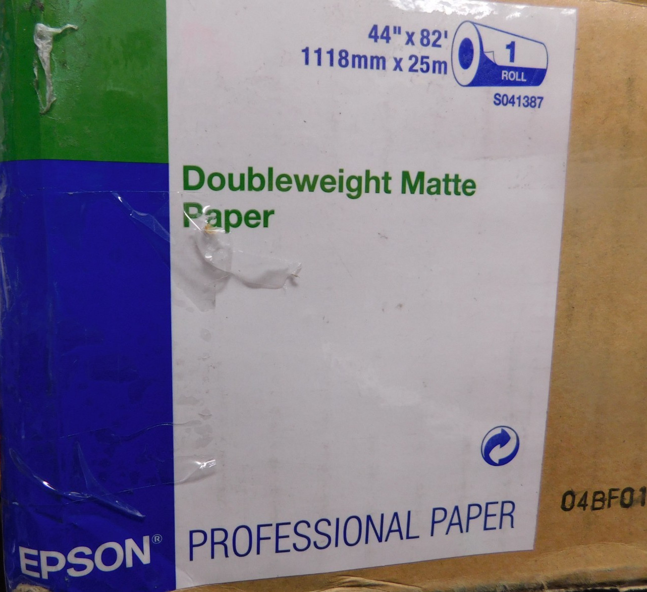 Epson Doubleweight Matte Paper – 44″ x 82′ Roll [S041387]