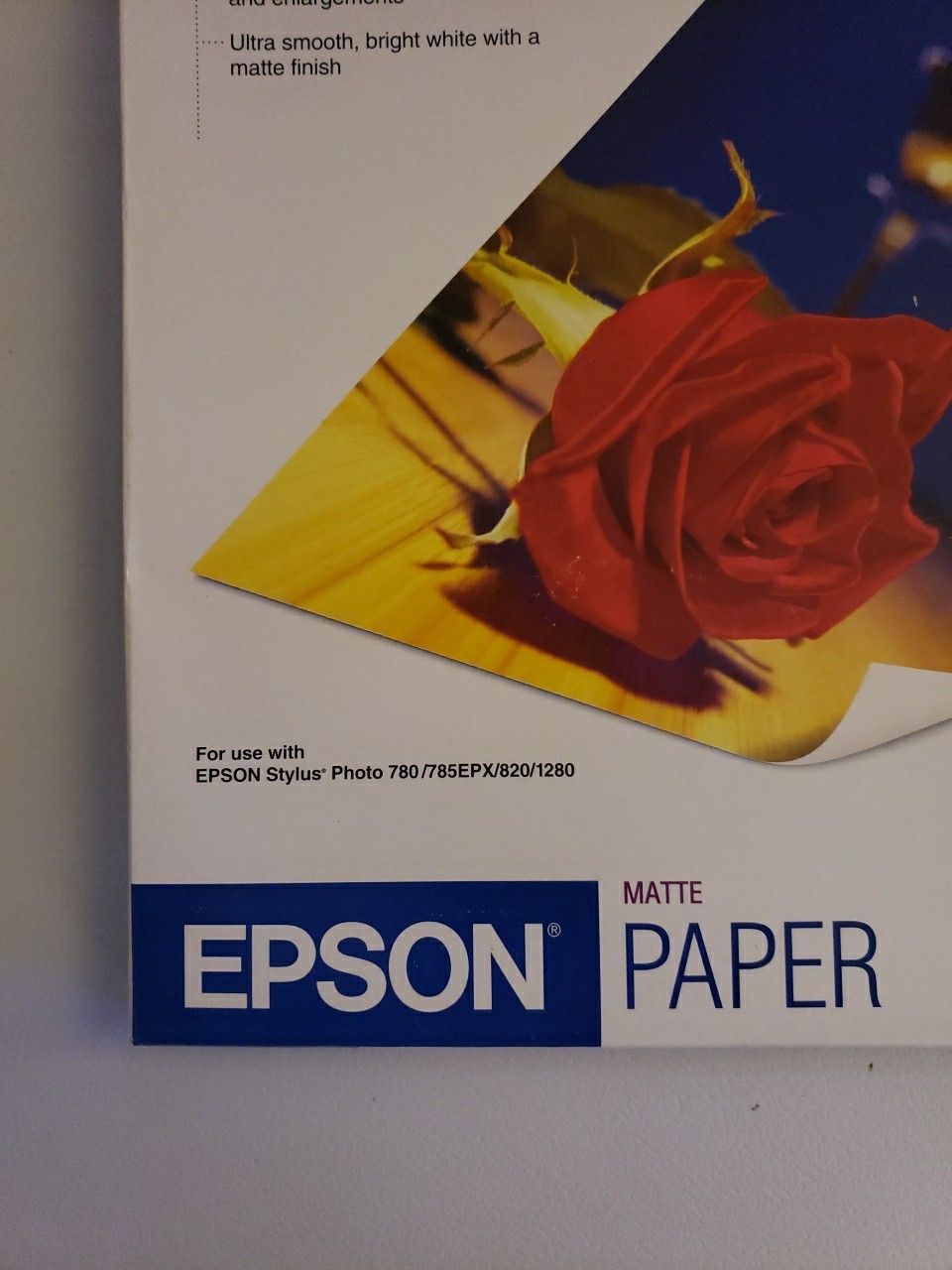 Lot Of 2 Epson Matte Paper (2) Packs 50 Sheets 8.5″ x 11″ New Sealed Ships Fast