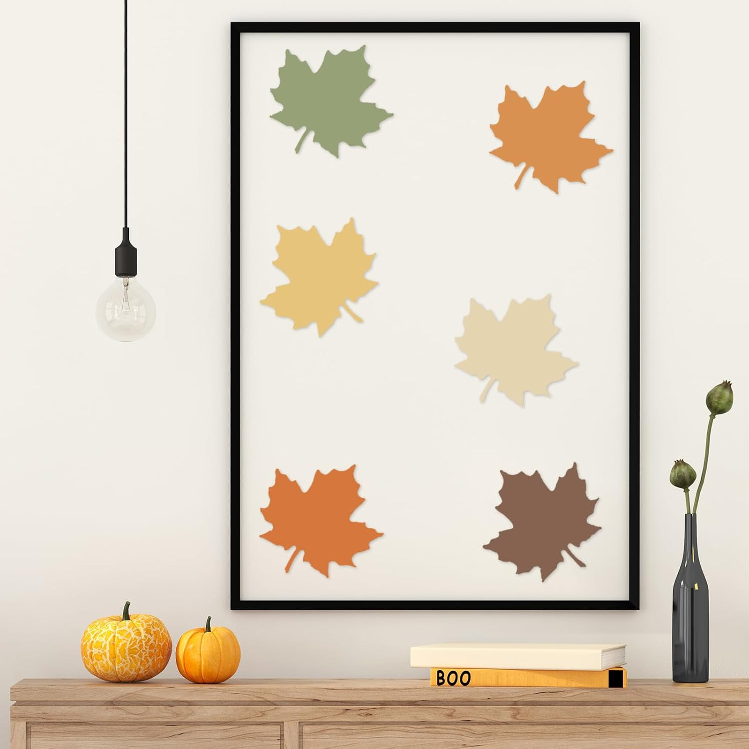 60 Sheets Boho Fall Colors Card Stock Paper Assorted Orange Green Brown Yellow C
