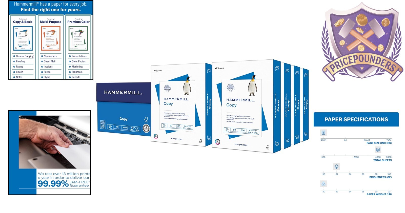 ColorLok Technology Printer Paper – 20 lb, 8.5 x 11, 92 Bright, Eco-Friendly