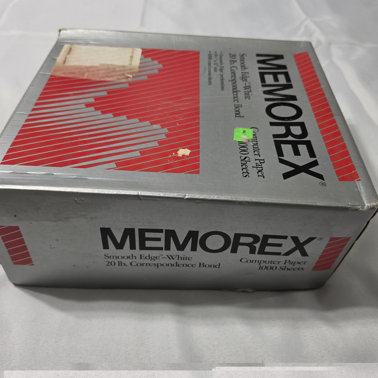 Memorex Vintage Continuous Computer Paper 1000 Sheets 9.5×11 Smooth Edge READ