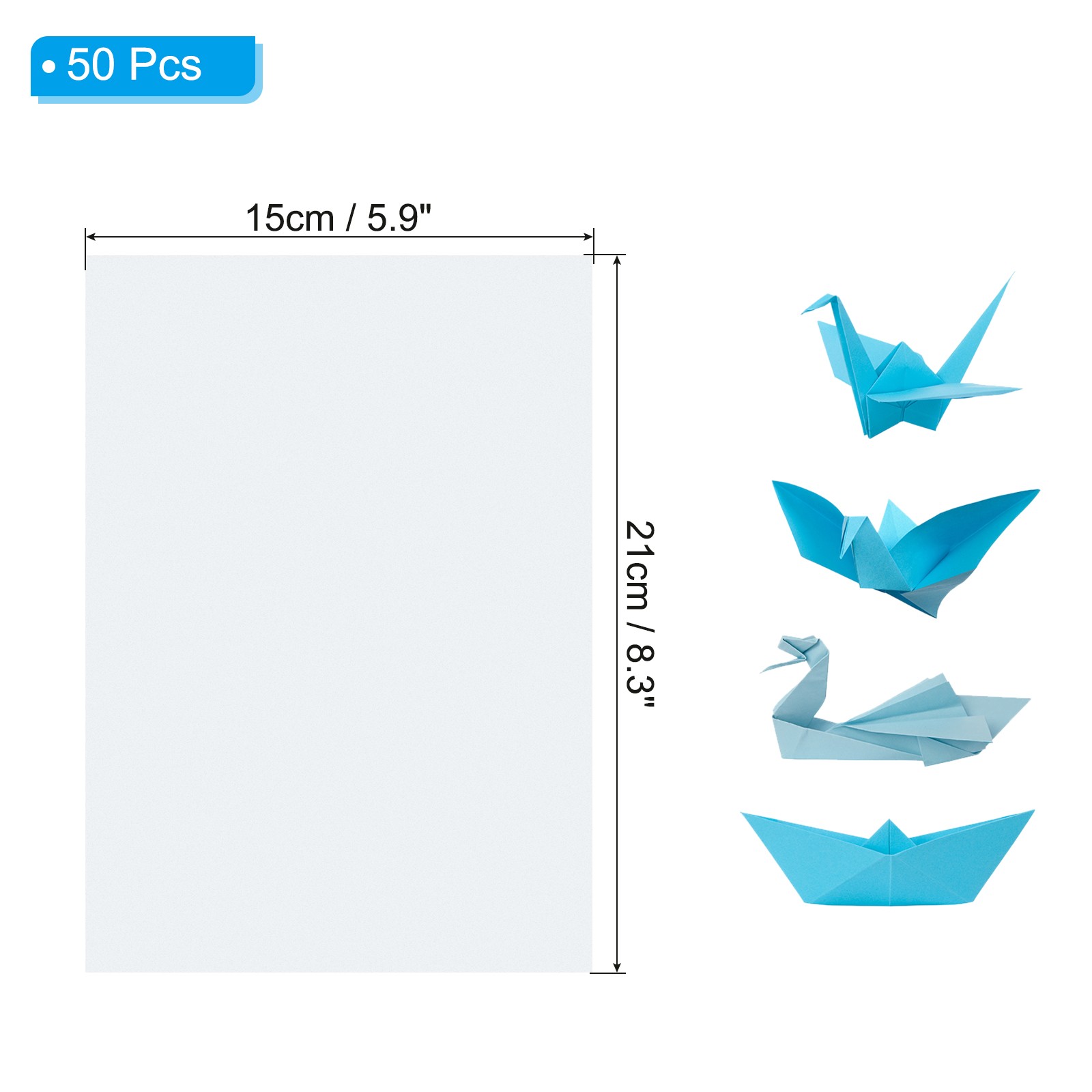 White Copy Paper, 50 Sheets A5 8.3×5.9″ 70gsm
