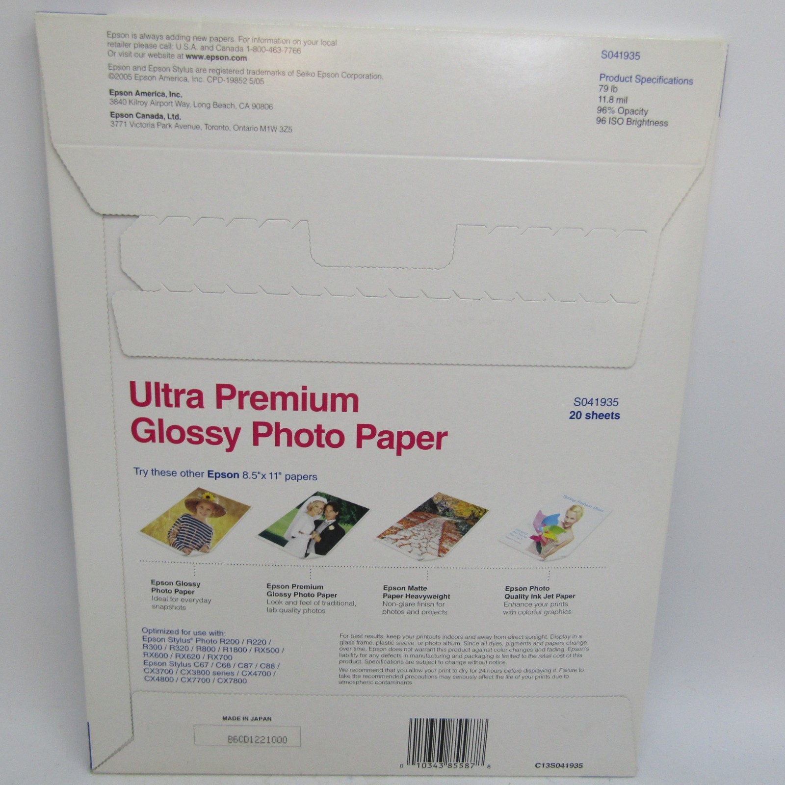 Southworth Coated Heavyweight Inkjet Paper 35 Sheets 8.5″ X 11′.