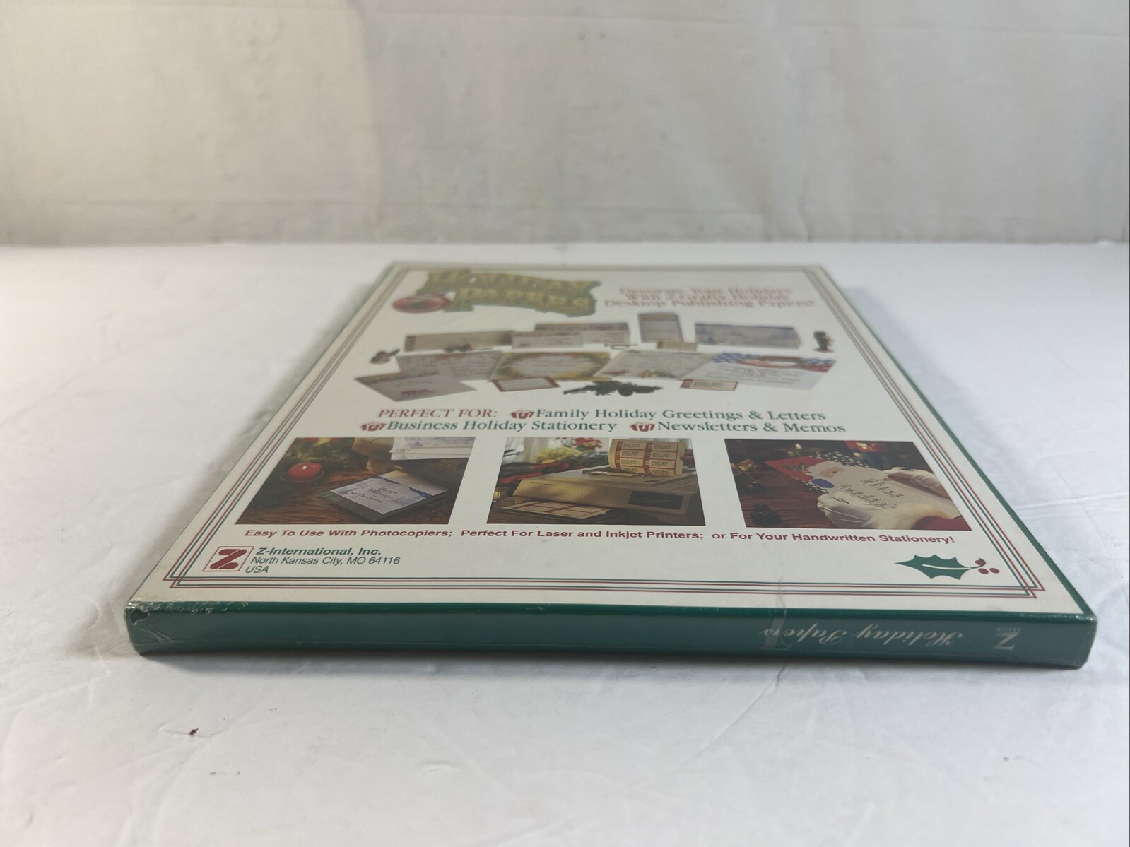 Vintage Z GRAFIX~100 Sheets of 8.5″x11″ HOLIDAY PAPERS for LASER & INJET Noel