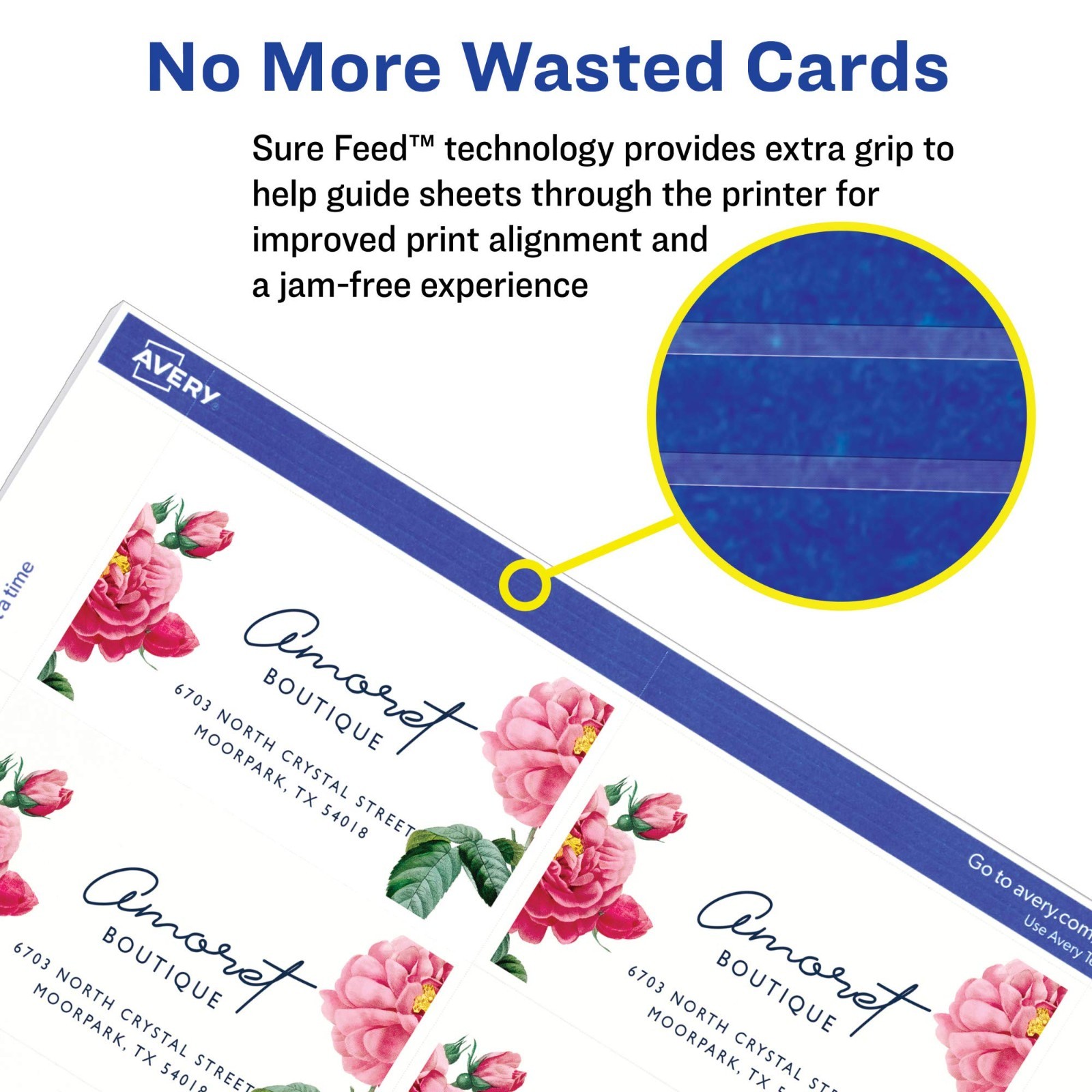 Printable Business Cards 2″ x 3.5″, White, 1,000 Blank Cards, Inkjet Compatible,