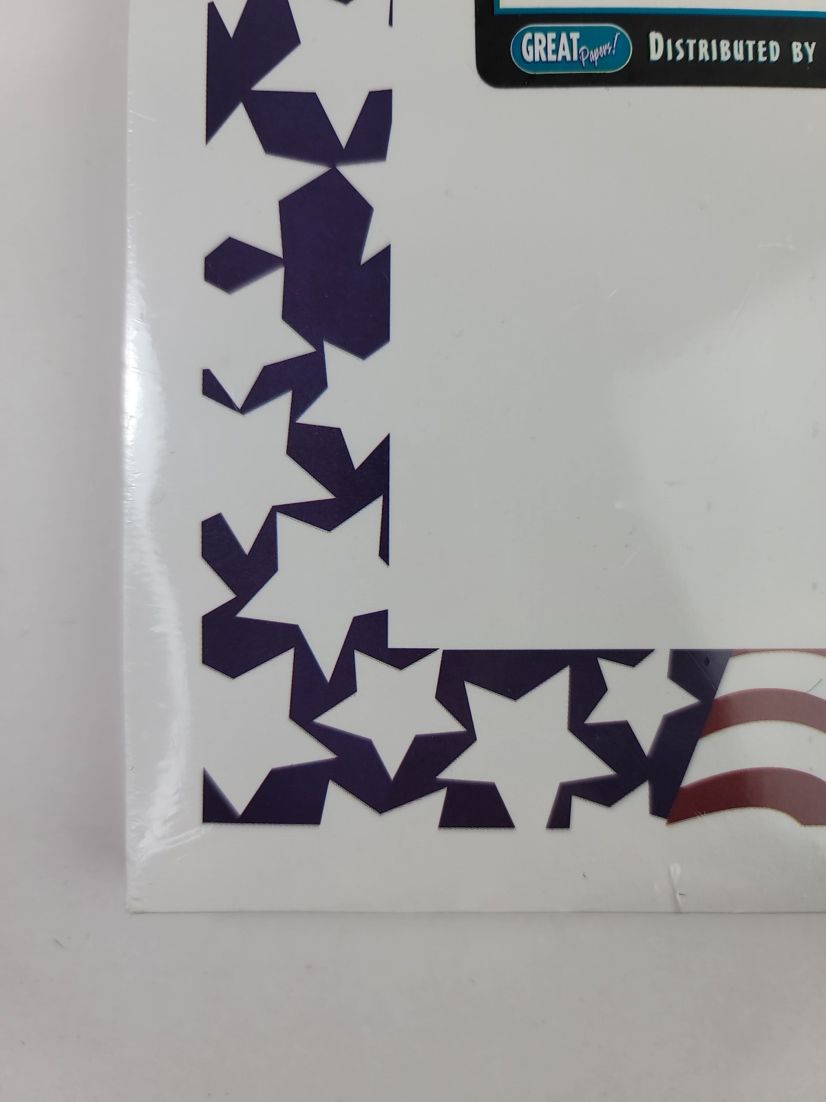 100 Sheets Patriotic Letterhead Printer Paper Stars & Stripes 8.5×11 24/60LB