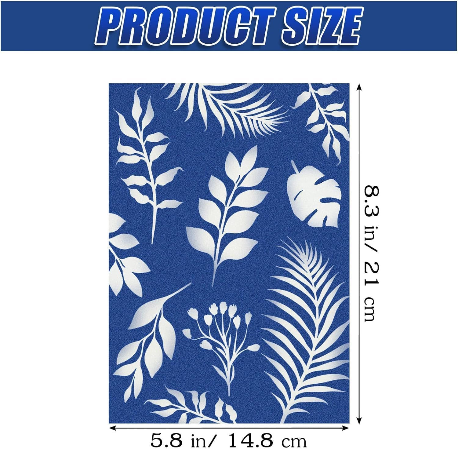 40 PCS Cyanotype Sun Print Kit, A5 Sensitive Solar Art Paper Kit with 20 Pcs Lea