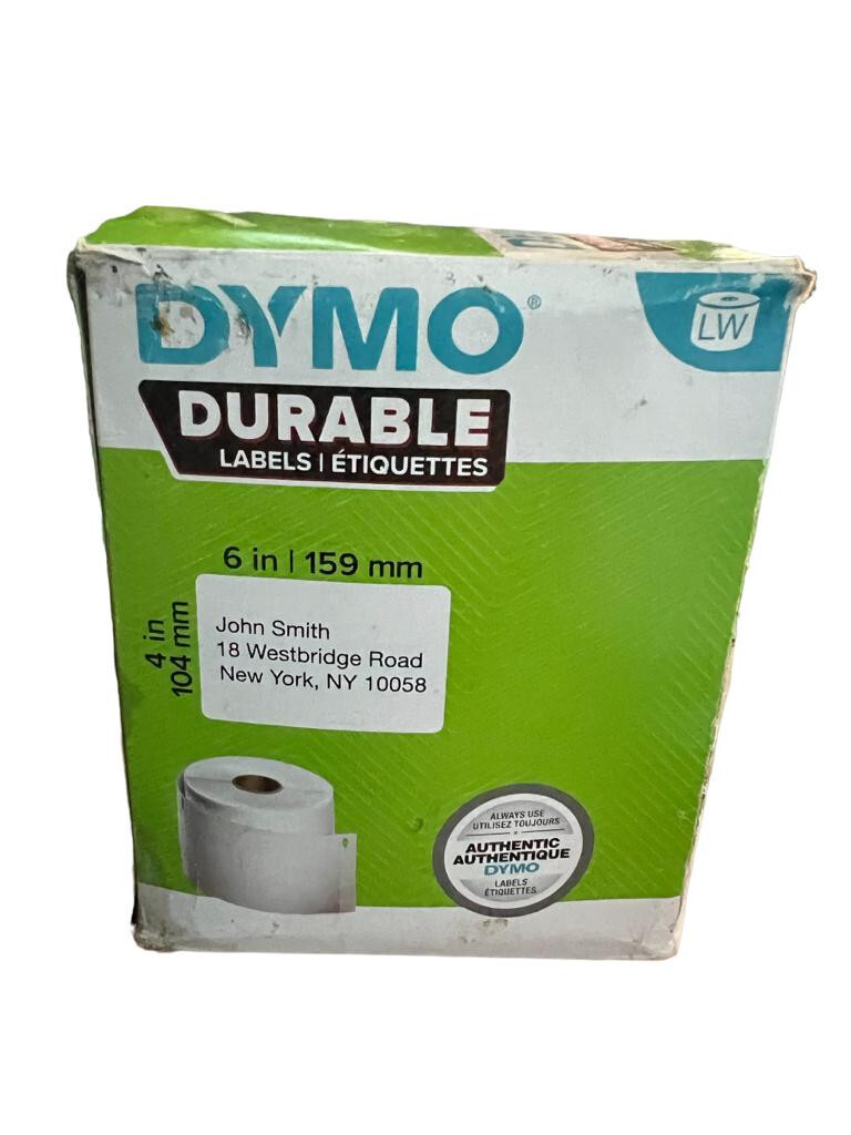 DYMO 2112287 Genuine Label for LabelWriter 104mm x 159mm Permanent Labels