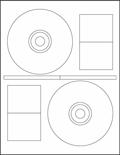 GLOSSY Finish 5-INCH CD/DVD Labels, STOMPER PRO format, 200-Pak by Compulabel