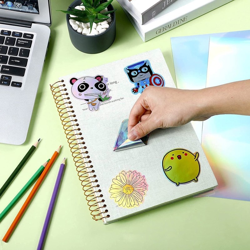 20Pieces Transparent Overlay Lamination Sticker Paper Tear Resistant