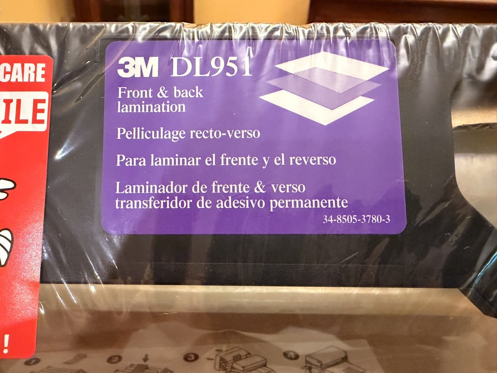 Brand New 3M DL951 front & back lamination cartridge