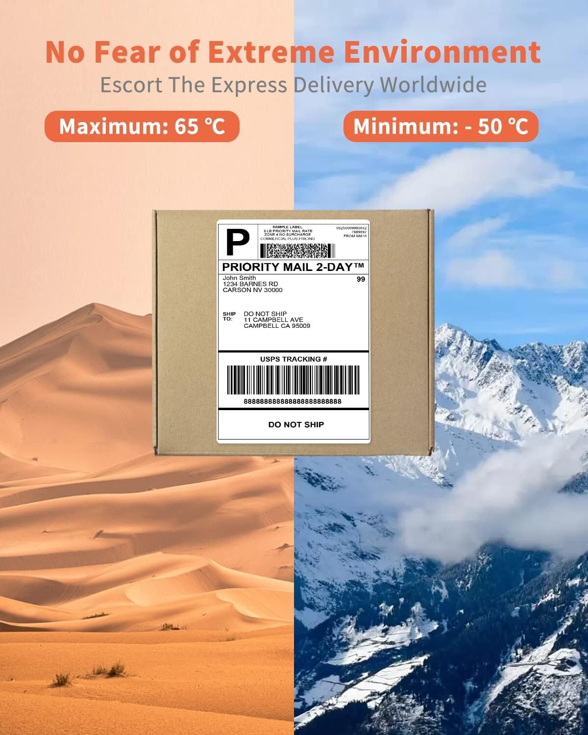 Phomemo 500 Thermal Label Printer 4X6 Shipping Label Printer for Small Business