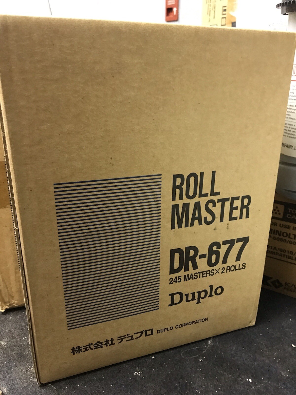 Duplo Roll Master DR-677 Genuine OEM 245 Mastersx2Rolls per box DP3100 DP3300