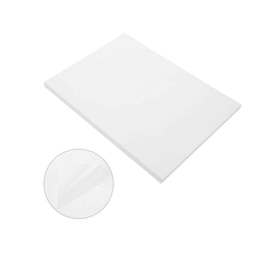 50 Pcs Printer Sticker Paper Removable Labels Moving Stickers