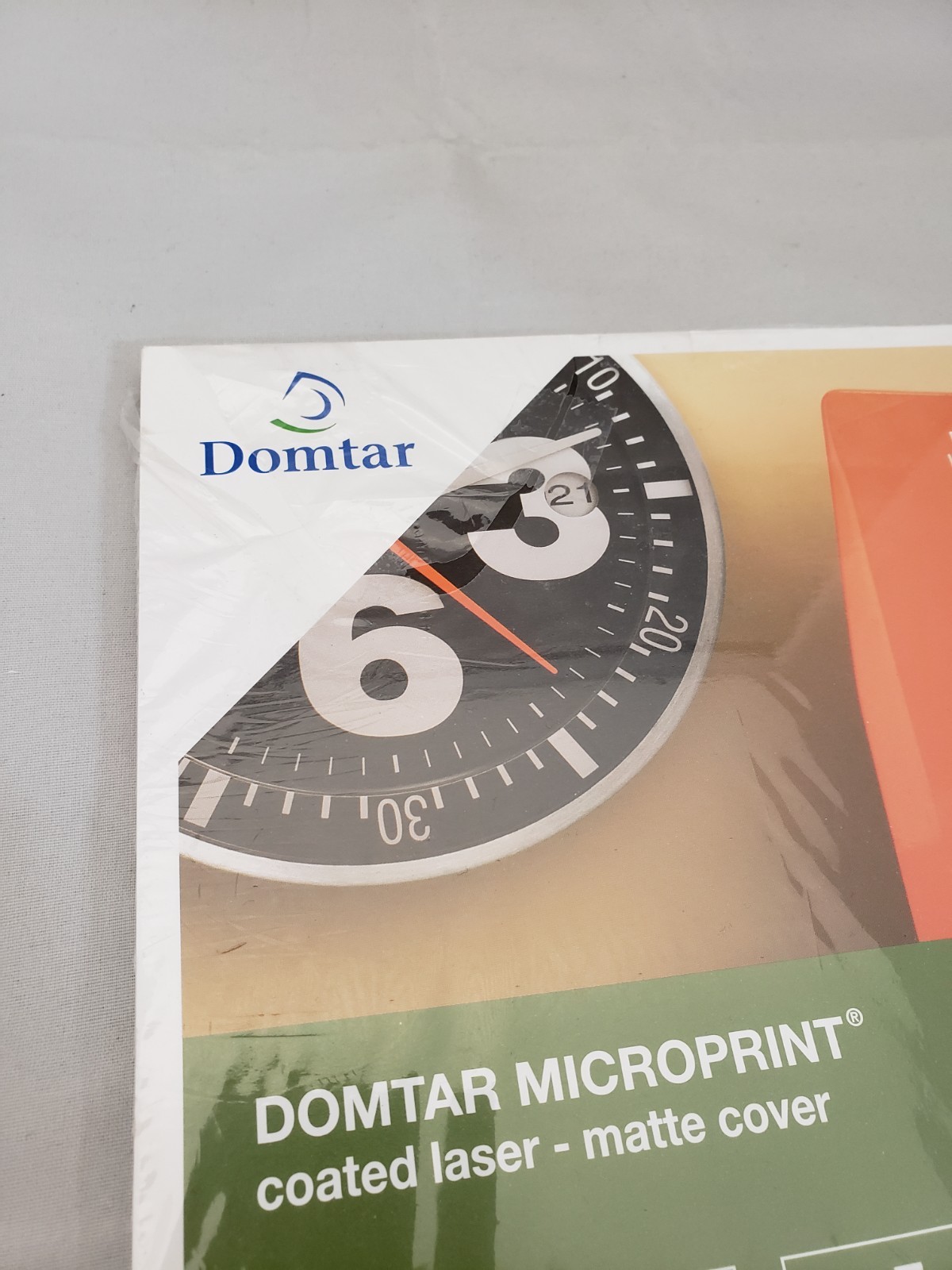 DOMTAR MICROPRINT COATED LASER MATTE COMPUTER PRINTER PAPER 25 Sheets