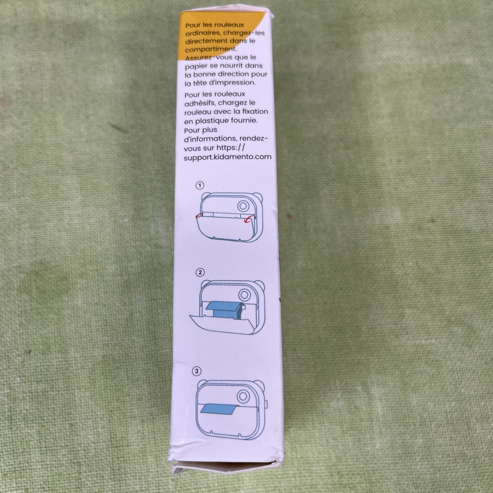 Kidamento Kids Camera Paper Refill + Sticker Rolls (5 Rolls) Up To 300 Prints