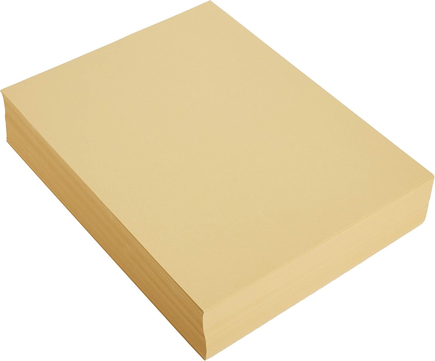 8.5 x 11 Goldenrod Paper, 20 lb, Smooth Finish, 500 Sheets – Made in USA