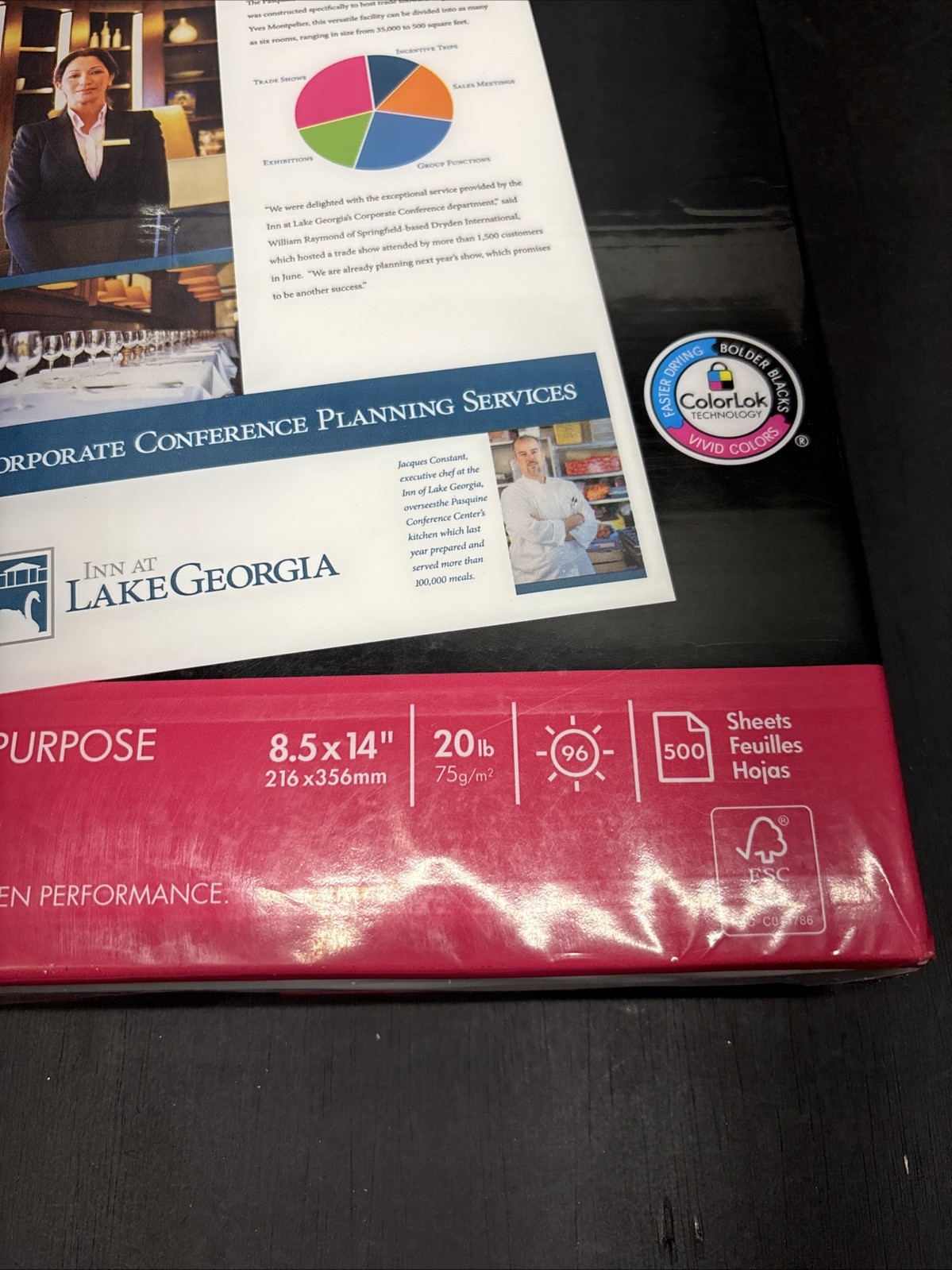 HP invent Multipurpose Paper 8.5X14in 96 bright 20lb 500 sheets Item #HPM1420