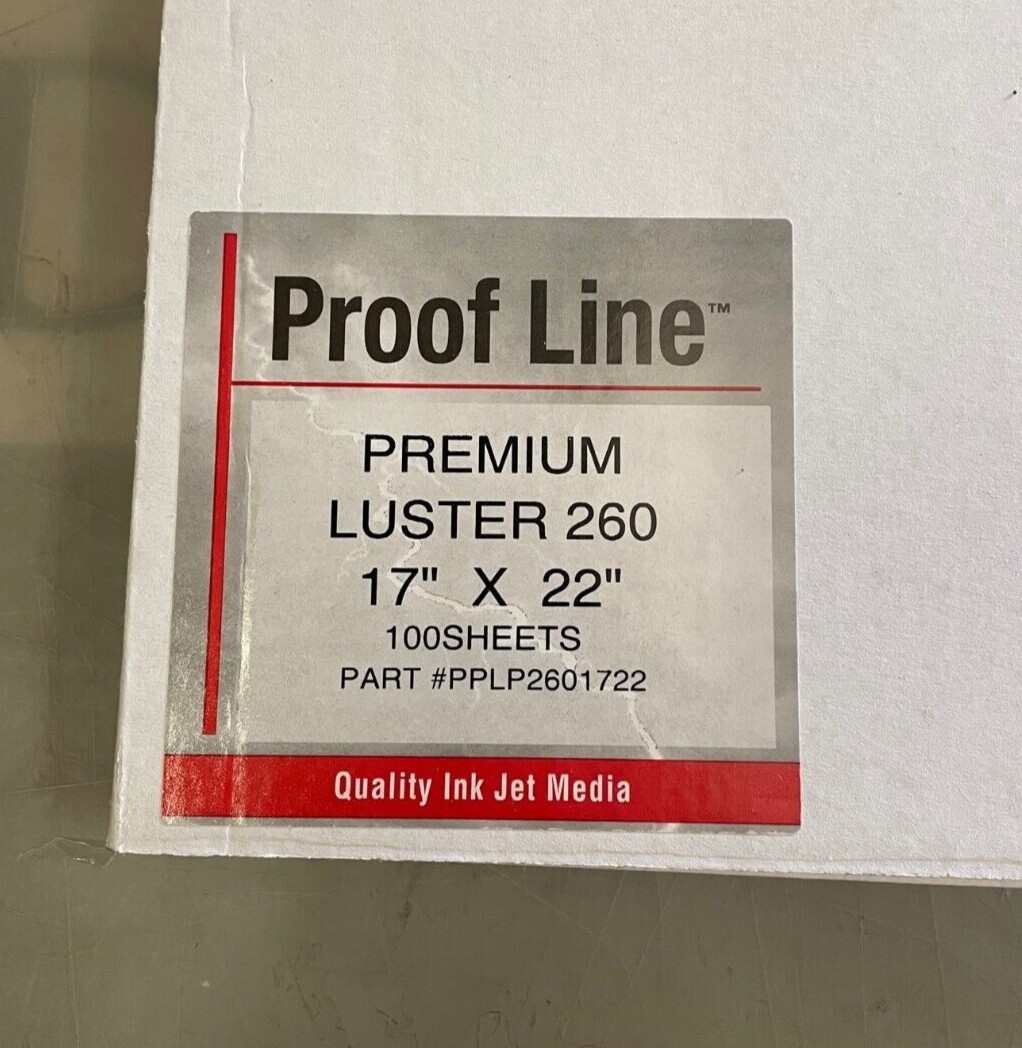Ultra Premium Luster 17″x22″ Photo Paper, 100 sheet box, Epson Canon HP