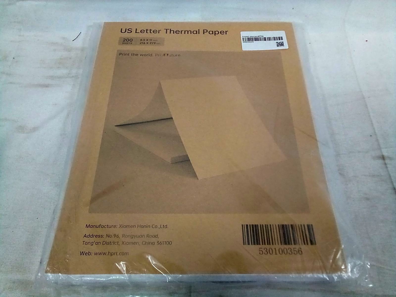 Lot of 7 Packs US Letter Thermal Printer Paper 8.5 x 11 in 200 Sheets