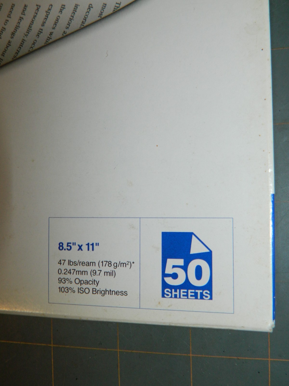 EPSON Brochure Paper MATTE White (8.5×11″ Double-sided 50 Sheets) FREE SHIP