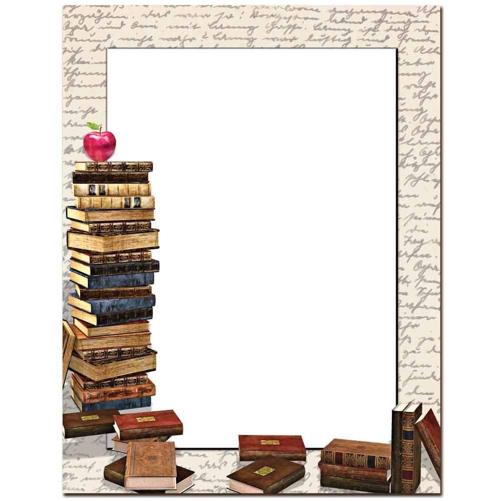 100 PCS Books Letterhead Laser Inkjet Printer Stationery Paper Decorative