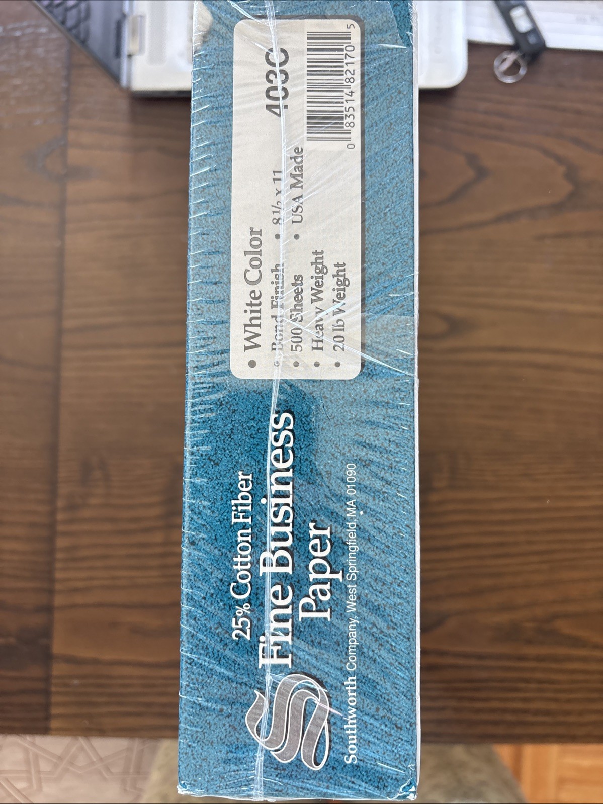 Southworth White 25% Cotton Fine Business Paper Watermarked 20lb 500 Sheets